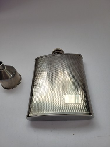 Flachmann edelstahl stainless - edelstahl,,