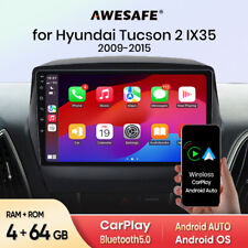 DAB+64GB Android 13 Autoradio Für Hyundai IX35 Tucson 2009-2015 GPS NAVI WIFI 4G