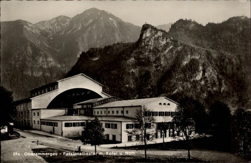 Oberammergau postkarte - oberammergau,