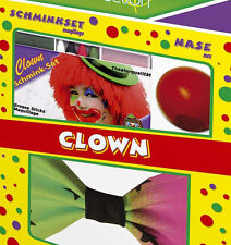 Clown Schminkset Schminke Clownschminke Clownnase Fliege sortiert 129361413
