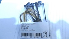 HO, 5 LED Laternen Metall H0