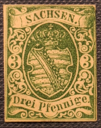 1851 sachsen 3 pfennige - 1851,,