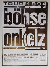 Böhse Onkelz  /  Tour 1994 | Konzertplakat | Poster / Plakat