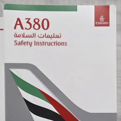 Safety card a380 - ✈️, ✈️