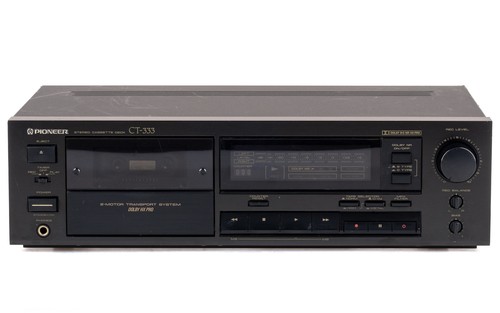 Pioneer 333 kassettendeck - kassettendeck, /