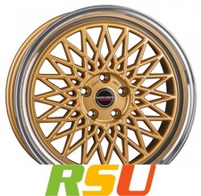 Borbet B gold rim polished