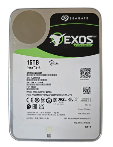 Seagate exos 16tb - seagate, lff