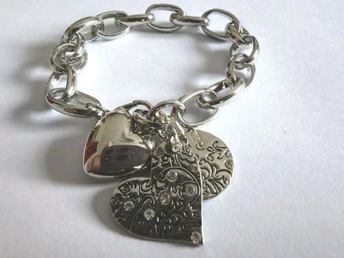 Vintage gliederarmband herz - vintage,