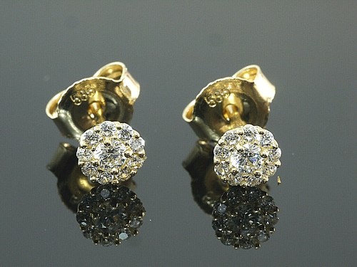 585 gold kleine ohrstecker - kleine,