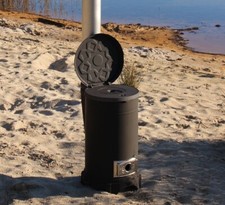 Outdoor Garten-Kaminofen Ofen Terrassenkamin „Gustav"- Holz*Kohle*Sägespäne*P...