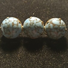 Brosche, art deco, blaufarbene