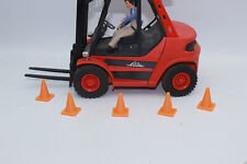 5 x Pylone orange 1:14 1:15 1:16 Leitklegel Absperrung Ladegut stapelbar