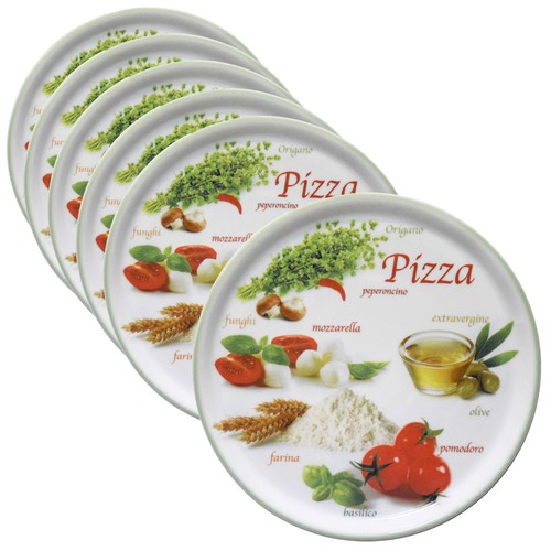 6er set pizzateller napoli - pizzateller,