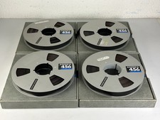 4x Ampex 456 1“ Reels /