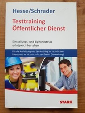 Hesse/Schrader: Testtraining Öffentlicher Dienst von Jürgen Hesse