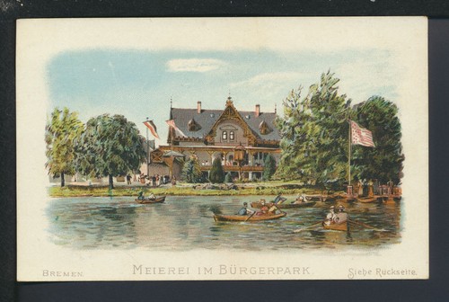 Litho ansichtskarte bremen - ansichtskarte,