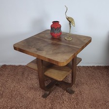 Beistelltisch 30er Jahre Art Deco Couchtisch Antik Vintage Kaffee Rauchertisch