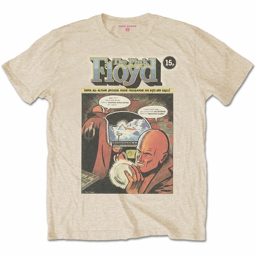 Pink floyd comic t shirt - pink,