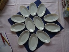 12 Schälchen oval