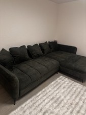 Ecksofa Von CarryHome Samt Grün Halbes Jahr Alt Neu Mit Rechnung 