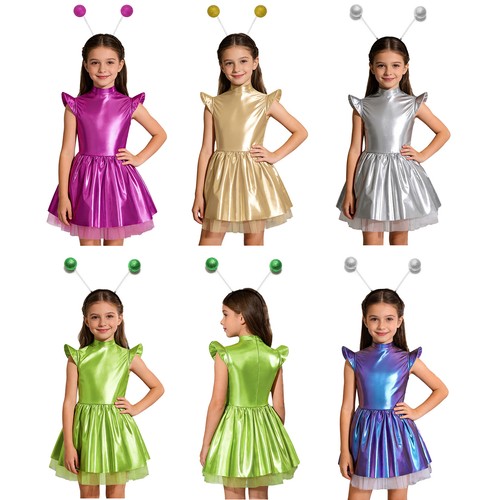 Mädchen alien kleid - alien,
