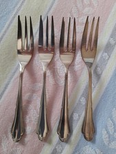 4 Kuchengabeln versilbert Wilkens Martin Barbara 