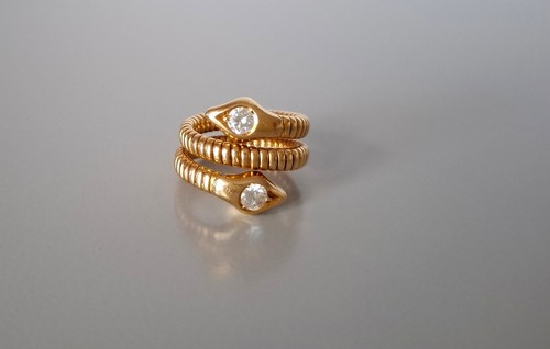 Ring 750er gold schlangenring - 750er,