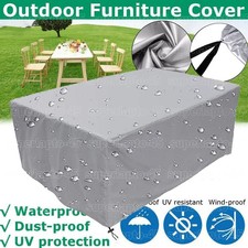 Abdeckplane für Gartenmöbel Abdeckhaube Schutzhülle Abdeckung Wetterfest möbel