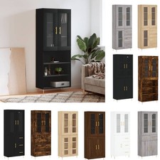 Highboard Schrank Betongrau