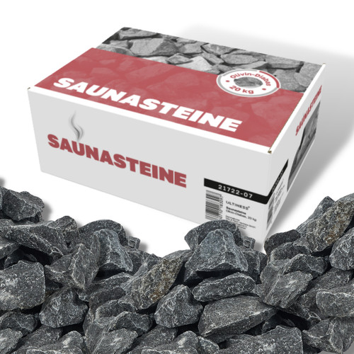 Saunasteine finnisch olivin - saunasteine,