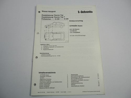 Citroen xsara einbauanleitung - citroen,