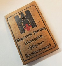 1943 Wehrmacht Uniform Feldgrau Zwirn Nadel Faden Hauptsanitätspark Berlin v135