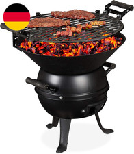 Relaxdays Grillfass, Gusseisen