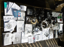 Konvolut ältere TV/PC/Drucker/Telefon Kabel Fernbed. Bedienunganleitungen s.Foto