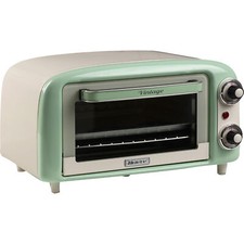 Ariete Mini-Backofen Vintage Green, weiß