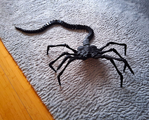 Alien facehugger schwarz - 1:1,