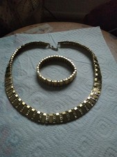Collier mit Armband Goldfarbig