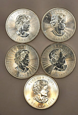 Silbermünzen Kanada 1 OZ 9999 2014 5$ Elisabeth II Royal Canadian Mint. 5× Stück