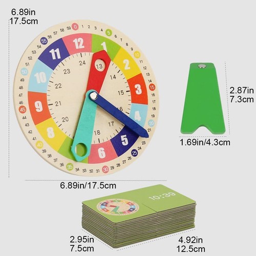 Lernuhr montessori spielzeug - lernuhr, montessori-spielzeug