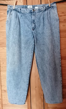 Herren Bundfalten-Jeans Hose v. John F. Gee, blau, Größe 62 (5.11)
