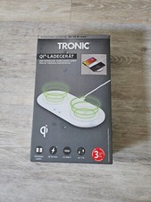 TRONIC Ql-Ladegerät Dual weiß kabellloses Laden