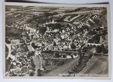 Möckmühl Heilbronn mit Götzenburg vom Flugzeug aus Luftbild Strähle Schorndorf
