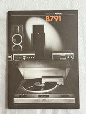 REVOX ANLEITUNG BEDIENUNGSANLEITUNG MANUAL B791 ORIGINAL - NO COPY
