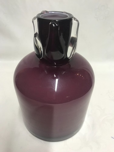 Glasvase lila vintage - glasvase, lila,