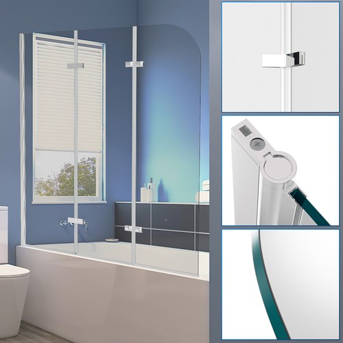 Badewannenaufsatz wand glas - wand,