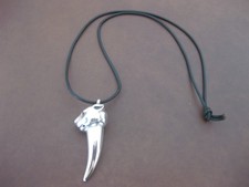 REBELIGION TRUE Silver Panther Zahn Anhänger Silber 925 no Elfcraft