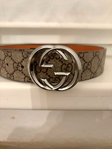 Leder gürtel monogramm - gürtel,