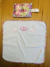 Baby Annabell Bettwäsche-Puppen Decke und Kissen-Modell Wiege 792864