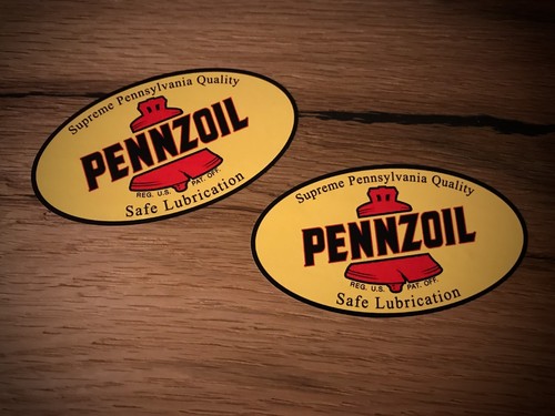 Pennzoil aufkleber oldtimer - pennzoil,
