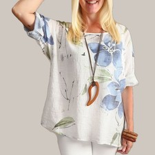 ITALY Sommer Tunika Bluse